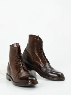 – Schnürstiefeletten aus Büffelleder dunkel*Lemargo Hot