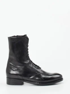 – Schnürstiefelette aus Büffelleder*Lemargo New