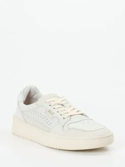 Damen Lemargo – Sneaker aus genarbtem Glattleder Off-White
