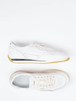 Damen Lemargo – Sneaker aus Hirschleder Off-White