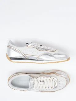 Damen Lemargo – Sneaker aus Hirschleder mit Metallic-Details