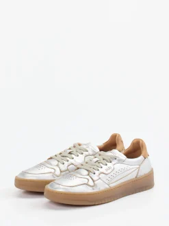 Damen Lemargo – Sneaker aus Metallicleder in Silber