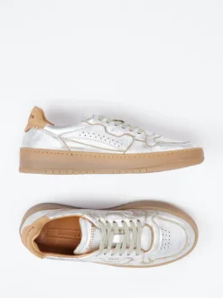 Damen Lemargo – Sneaker aus Metallicleder in Silber