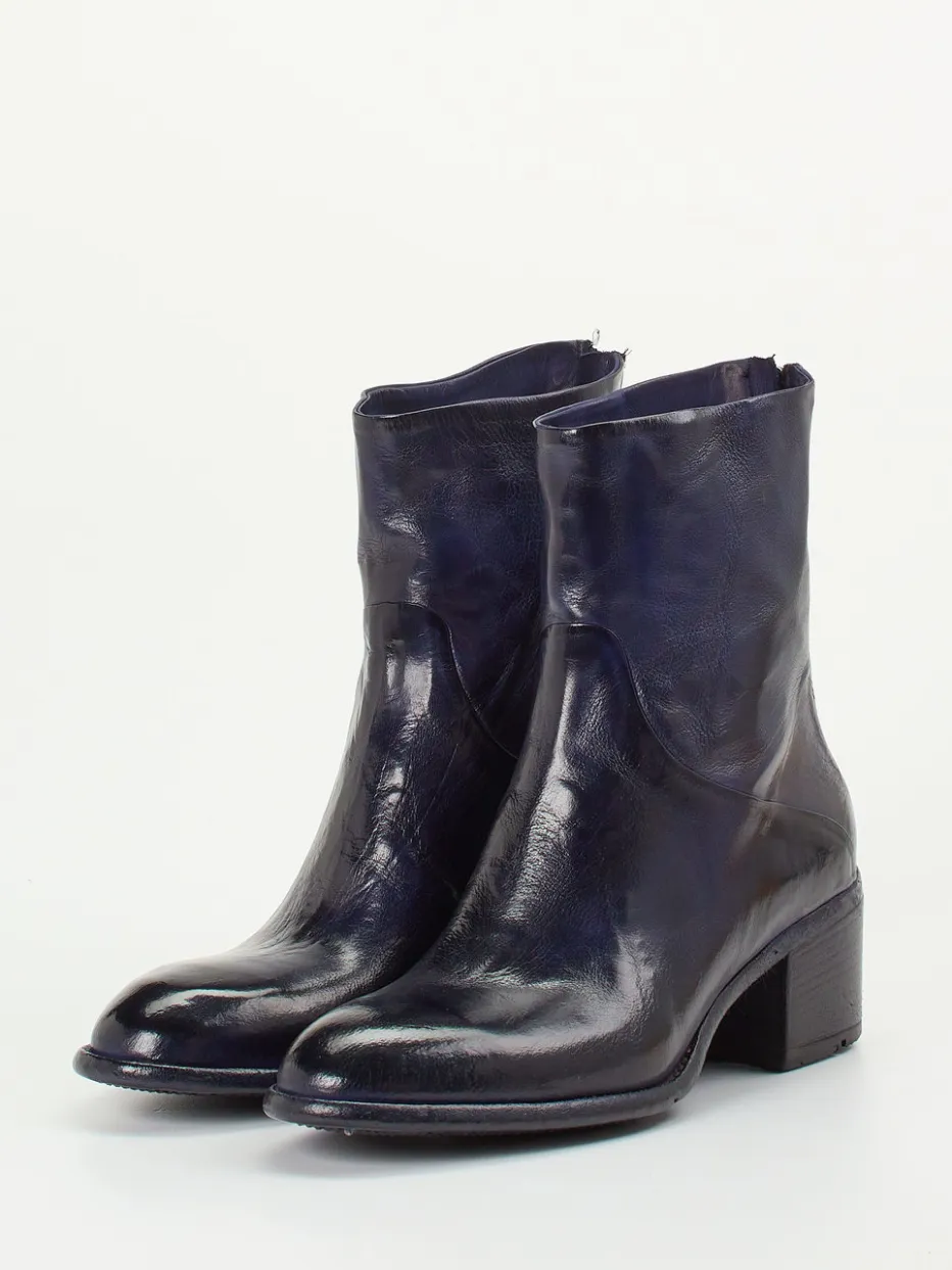 Damen Lemargo – Stiefelette aus Büffelleder Dunkel