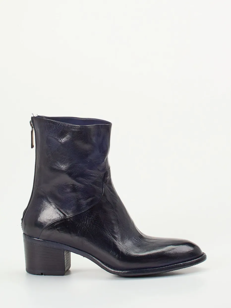 Damen Lemargo – Stiefelette aus Büffelleder Dunkel