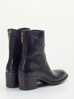 Damen Lemargo – Stiefelette aus Büffelleder Dunkel