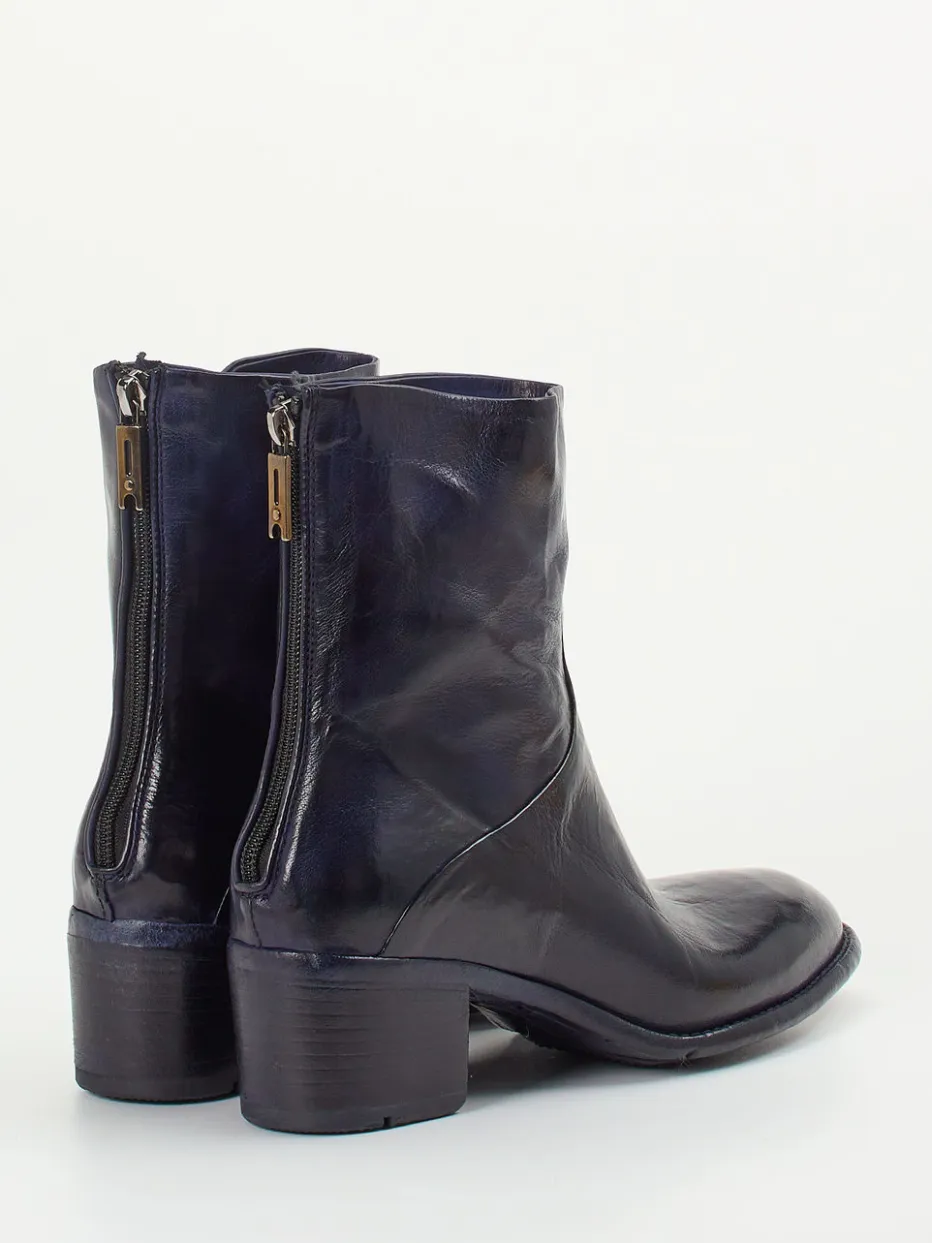 Damen Lemargo – Stiefelette aus Büffelleder Dunkel