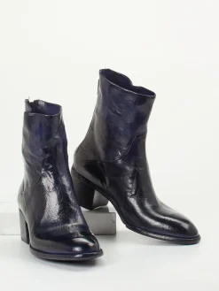 Damen Lemargo – Stiefelette aus Büffelleder Dunkel