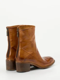 – Stiefeletten aus Büffelleder cognac*Lemargo Clearance