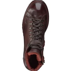 – Wanderstiefel aus Lammleder bordeaux*Lemargo Outlet