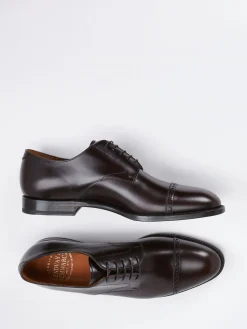 Herren Lendvay u0026 Schwarcz Lendvay & Schwarcz – Captoe Derby aus Kalbleder dunkel