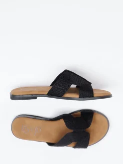 Lisa&Jo – Pantolette aus Textil in*Lisau0026Jo New