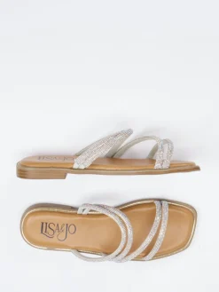 Lisa&Jo – Zehensandalen aus Metallic mit Strass*Lisau0026Jo Best