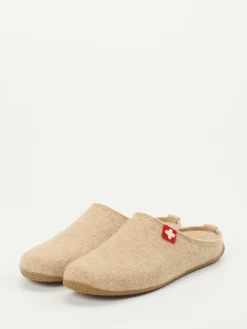 Damen Living Kitzbühel – Filzpantoffel aus Wolle beige