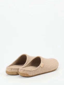 Damen Living Kitzbühel – Filzpantoffeln aus Wolle beige