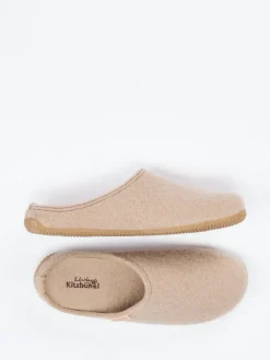 Damen Living Kitzbühel – Filzpantoffeln aus Wolle beige