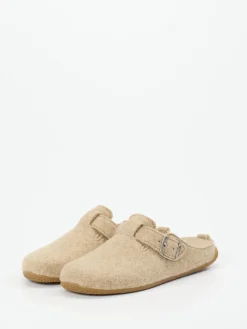 Damen Living Kitzbühel – Hausschuhe aus Wollfilz beige