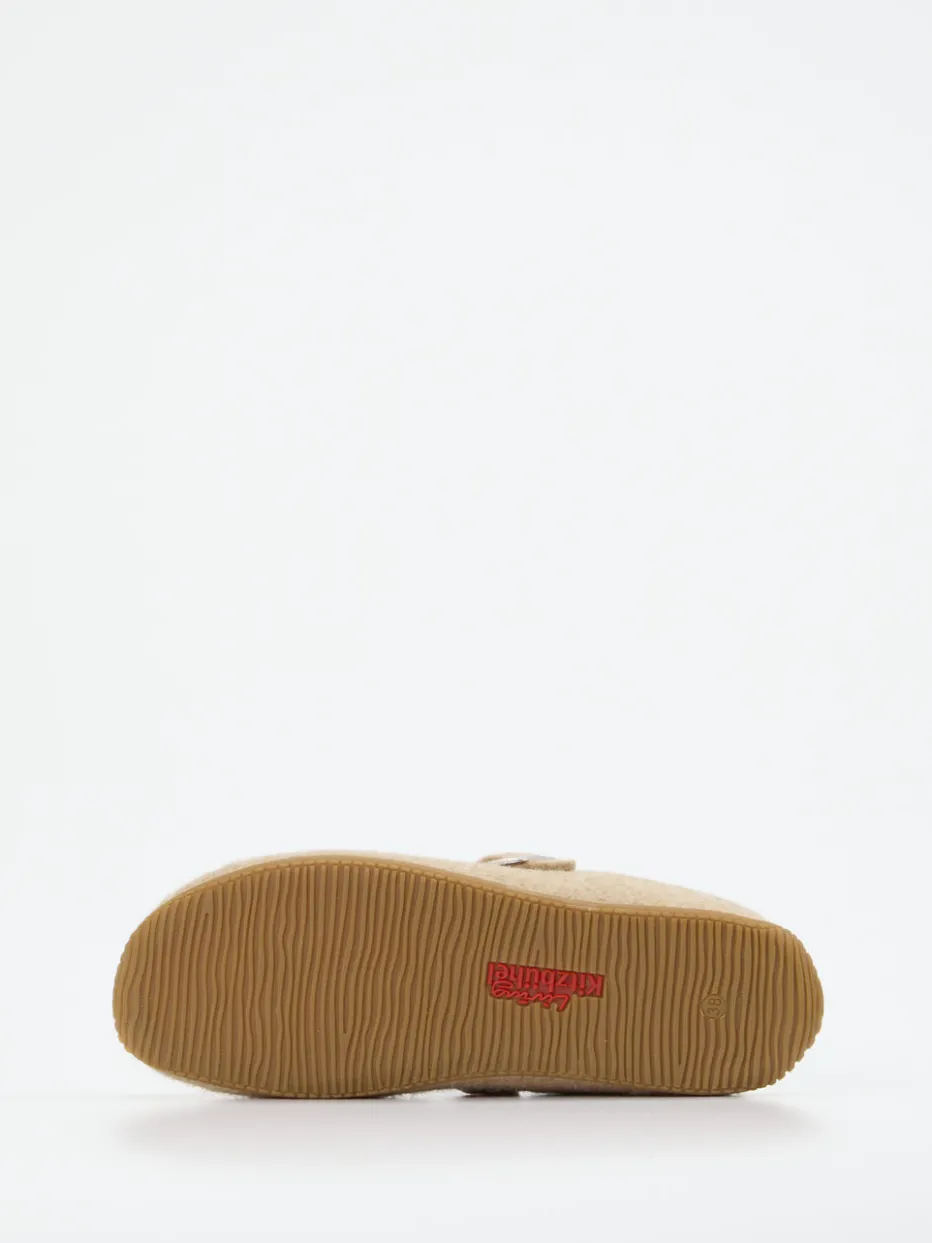 Damen Living Kitzbühel – Hausschuhe aus Wollfilz beige