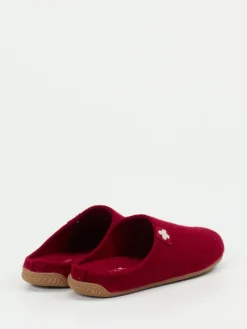 Damen Living Kitzbühel – Hausschuh aus Wolle in Bordeaux