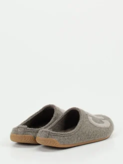 – Hausschuhe aus Wollfilz mittelgrau*Living Kitzbühel Sale