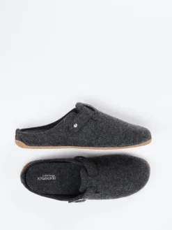 Herren Living Kitzbühel – Pantoffel aus Filz anthrazit