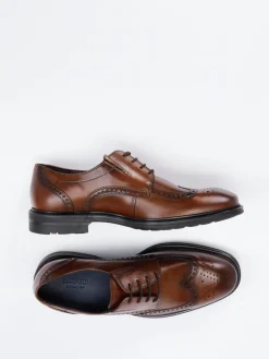 – Brogue-Schnürschuh aus Kalbleder Cognac*Lloyd Discount