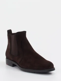 Herren Lloyd – Chelsea Boots aus Veloursleder dunkel
