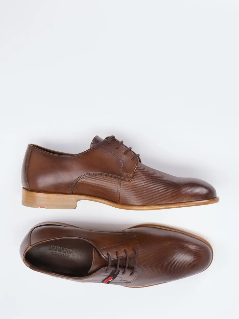 Herren Lloyd – Derby aus geprägtem Leder Dunkel