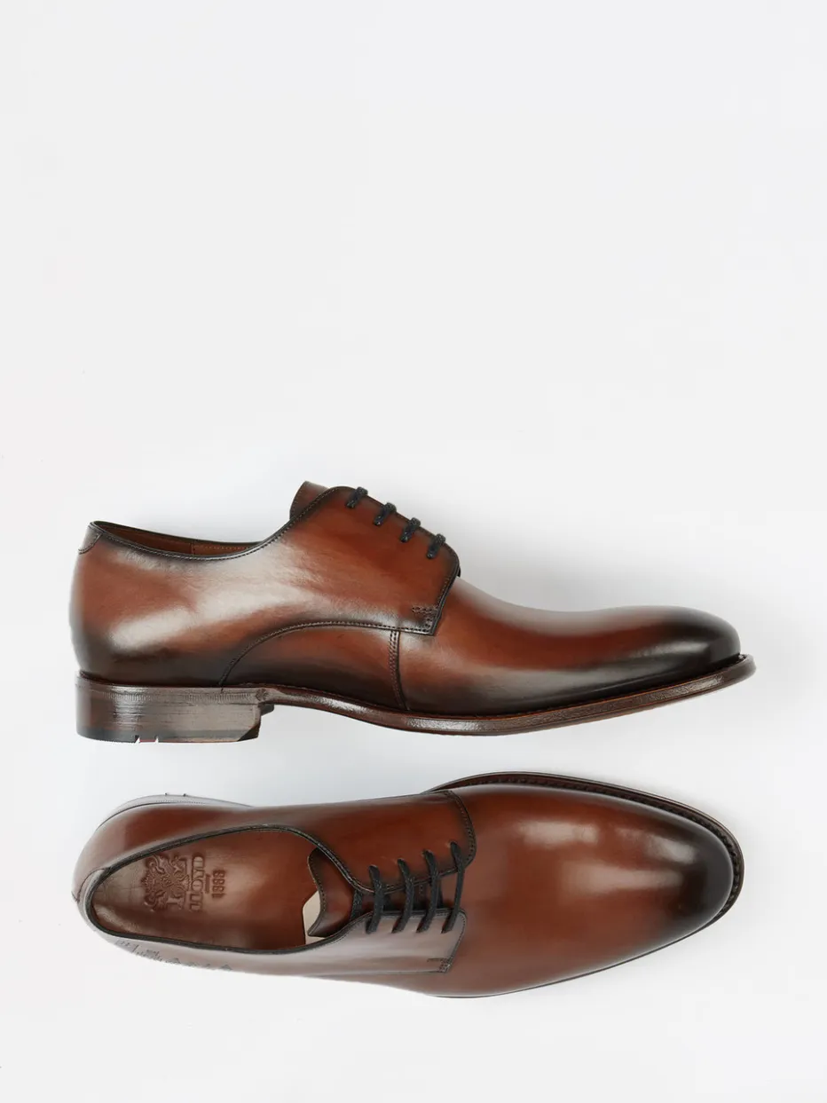 Herren Lloyd – Derby aus Kalbleder in Cognac