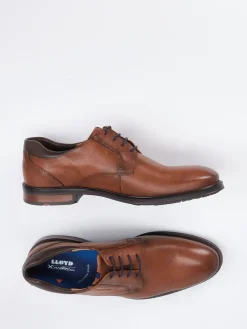 – Derby-Schnürschuh aus Kalbleder cognacfarben*Lloyd New