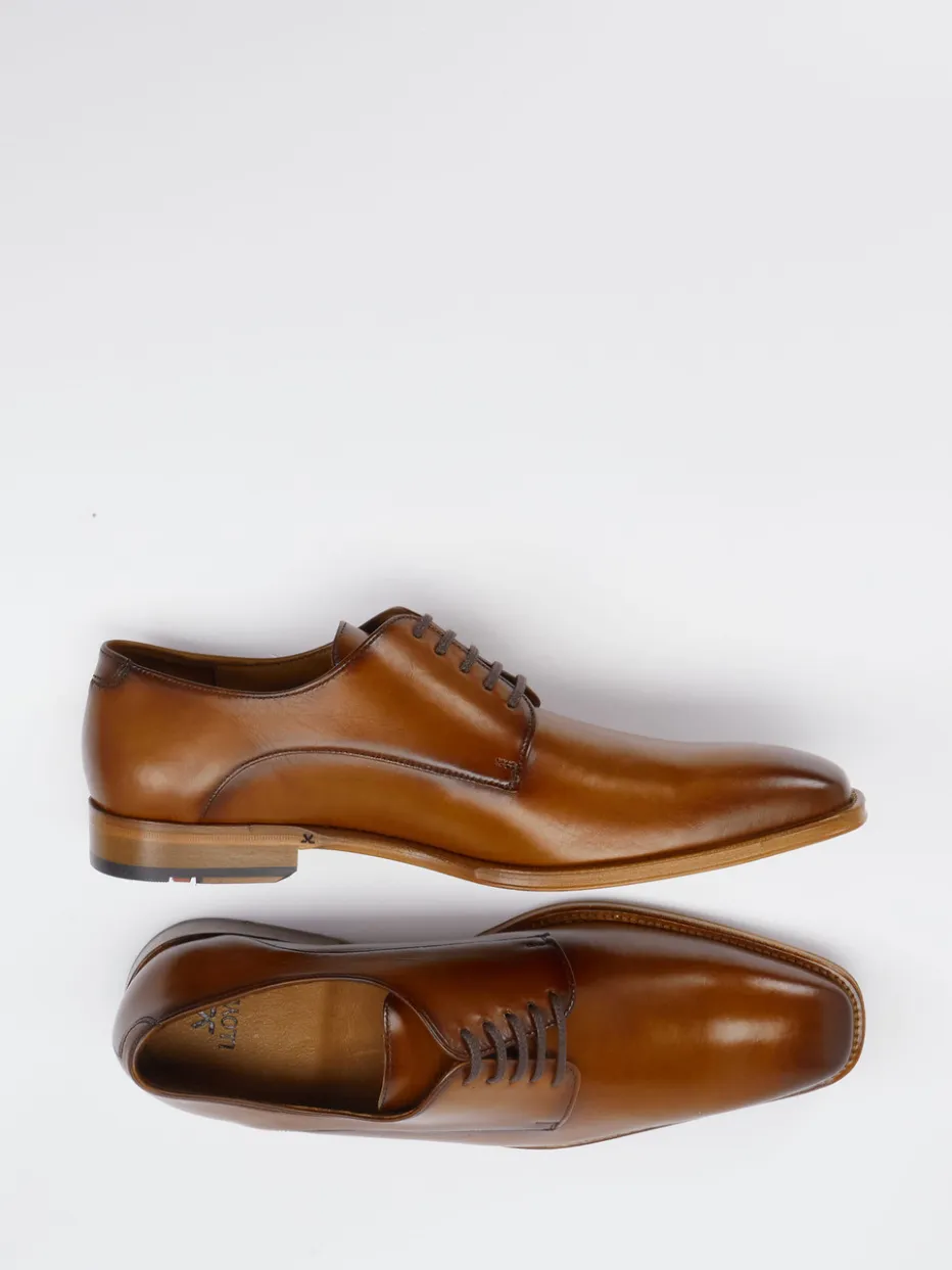 Herren Lloyd – Derby-Schnürschuh aus Kalbleder cognac