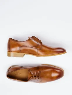 – Derby-Schnürschuh aus Kalbleder cognac*Lloyd Best