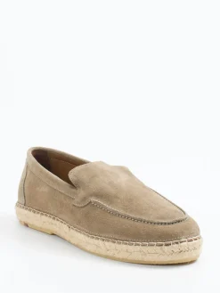 Herren Lloyd – Espadrille-Loafer aus Veloursleder sandbeige