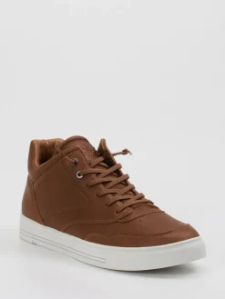 Herren Lloyd – Mid-Top Sneaker aus Kalbleder cognac