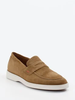 – Penny Loafer aus Veloursleder Camel*Lloyd Hot