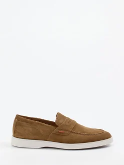 – Penny Loafer aus Veloursleder Camel*Lloyd Hot