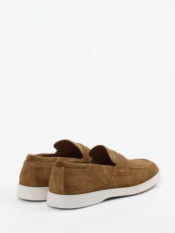 – Penny Loafer aus Veloursleder Camel*Lloyd Hot