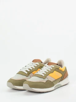 Herren Lloyd – Retro-Sneaker aus Veloursleder oliv