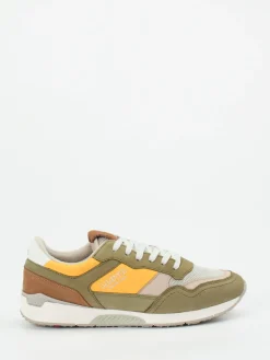 Herren Lloyd – Retro-Sneaker aus Veloursleder oliv