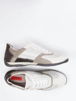 – Sneaker aus Kalbleder und Mesh Beige*Lloyd Online