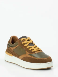 Herren Lloyd – Sneaker aus Kalbleder und Veloursleder oliv