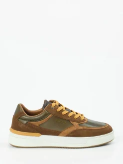 Herren Lloyd – Sneaker aus Kalbleder und Veloursleder oliv