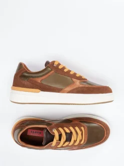 Herren Lloyd – Sneaker aus Kalbleder und Veloursleder oliv