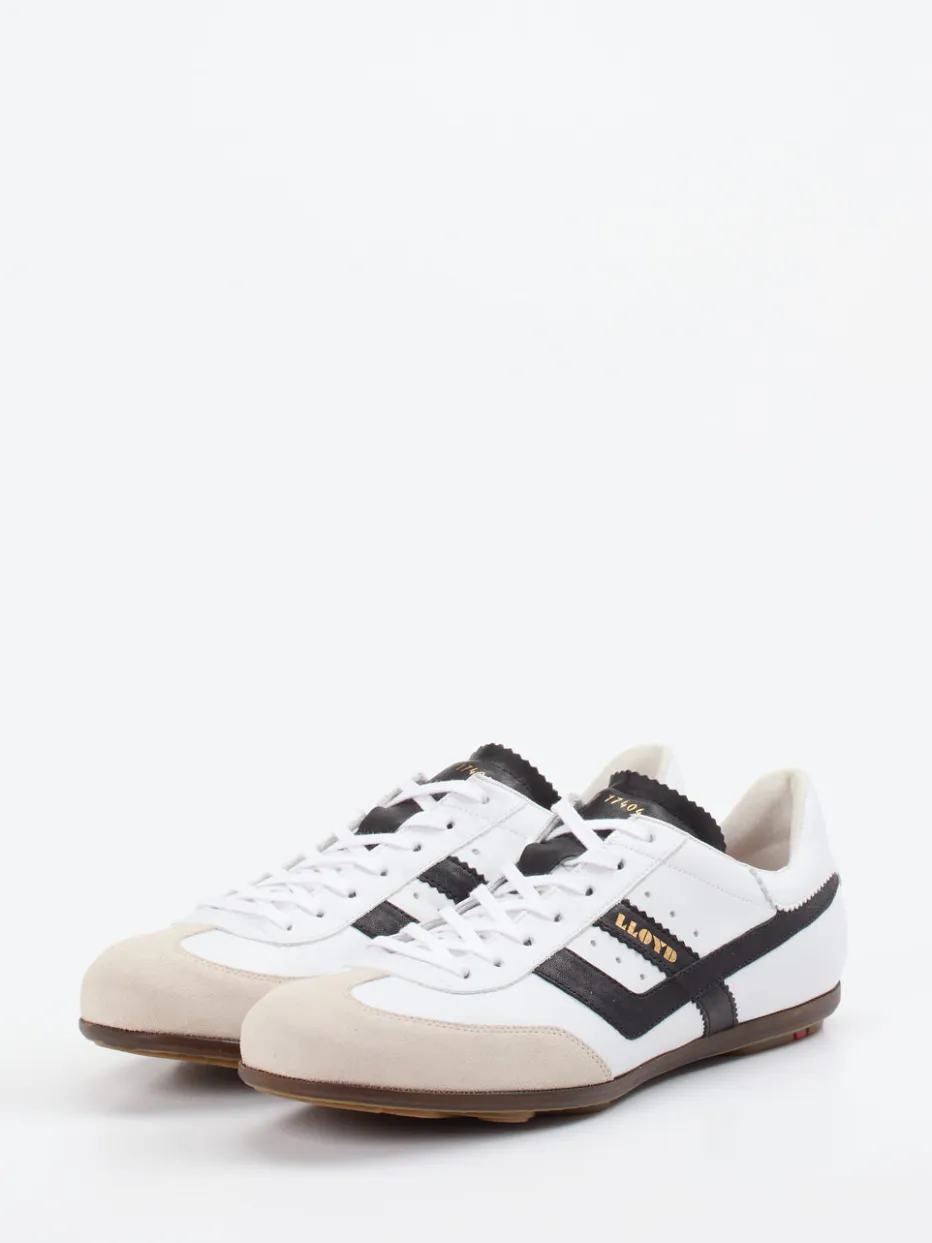 Herren Lloyd – Sneaker aus Leder-Mix Schwarz