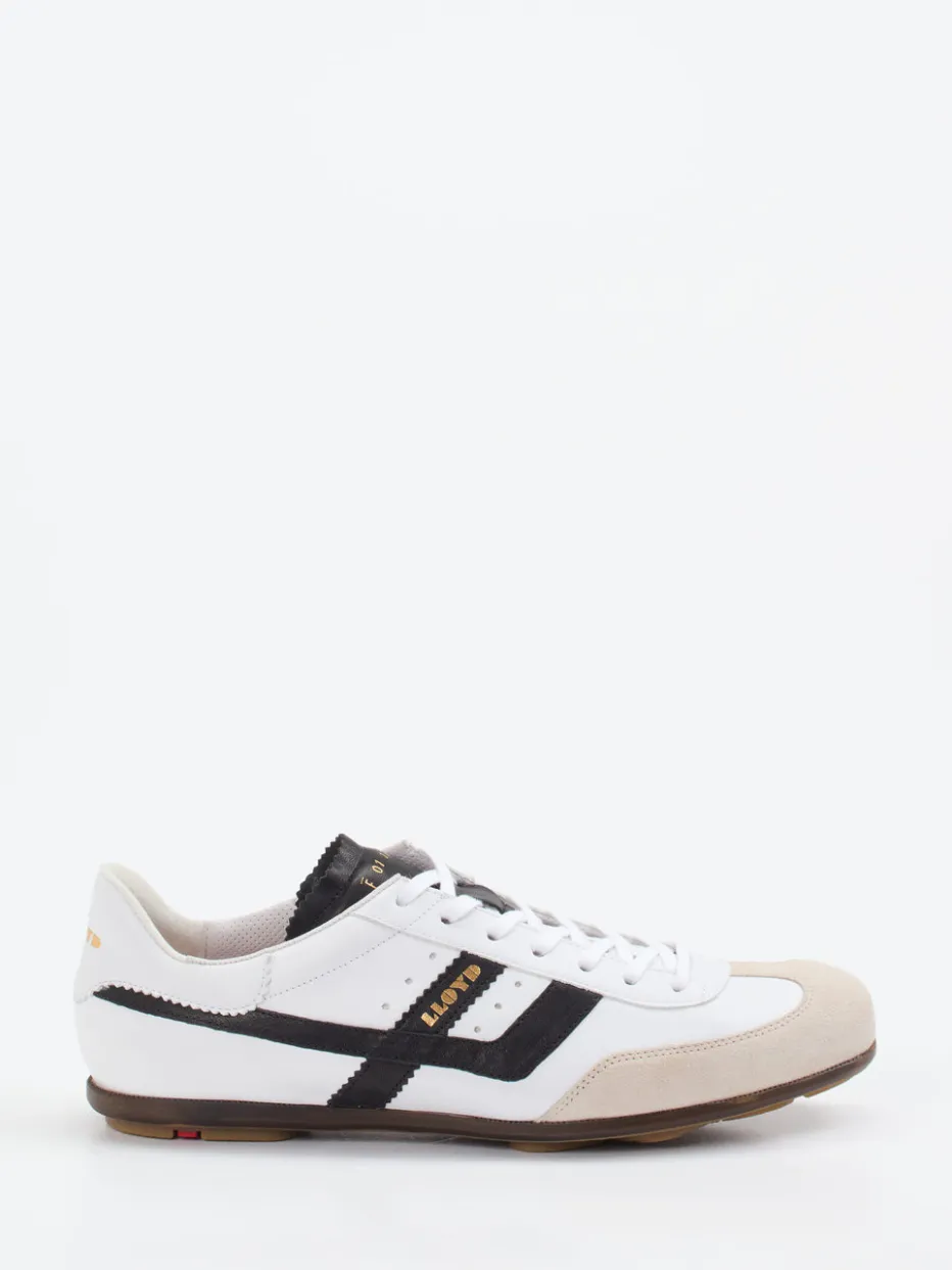 Herren Lloyd – Sneaker aus Leder-Mix Schwarz