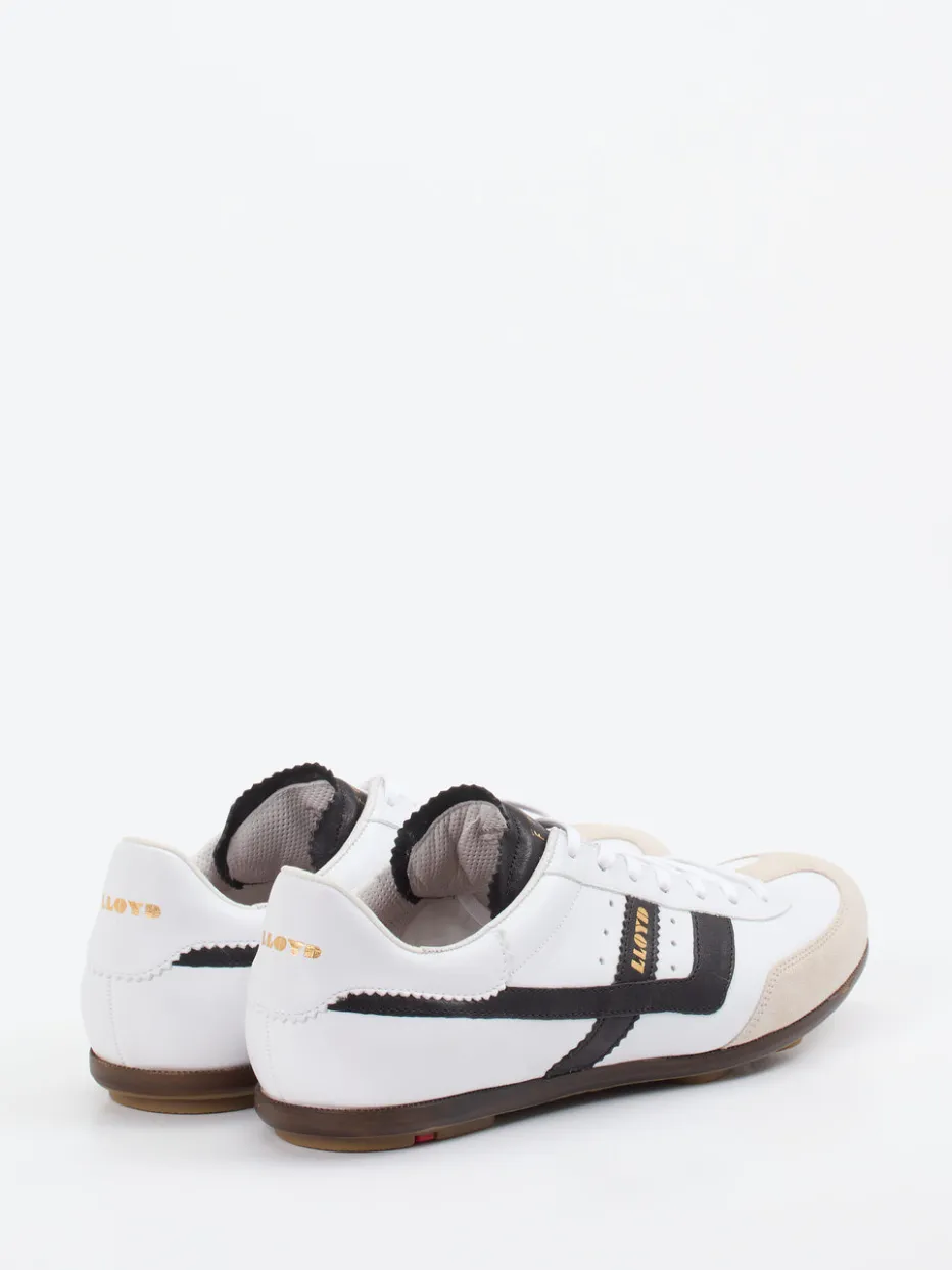 Herren Lloyd – Sneaker aus Leder-Mix Schwarz