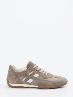 Herren Lloyd – Sneaker aus Veloursleder in Taupe