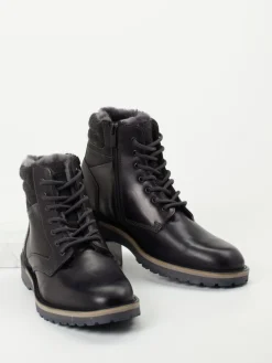 Herren Lloyd – Winter-Boots aus Kalbleder dunkelgrau