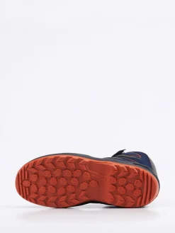 Kinder Lowa – Klettboots aus Veloursleder Dunkel