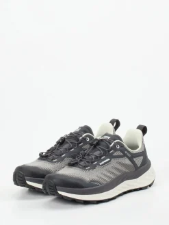 Damen Lowa – Trailrunning-Schuhe aus Mesh und Synthetik anthrazit
